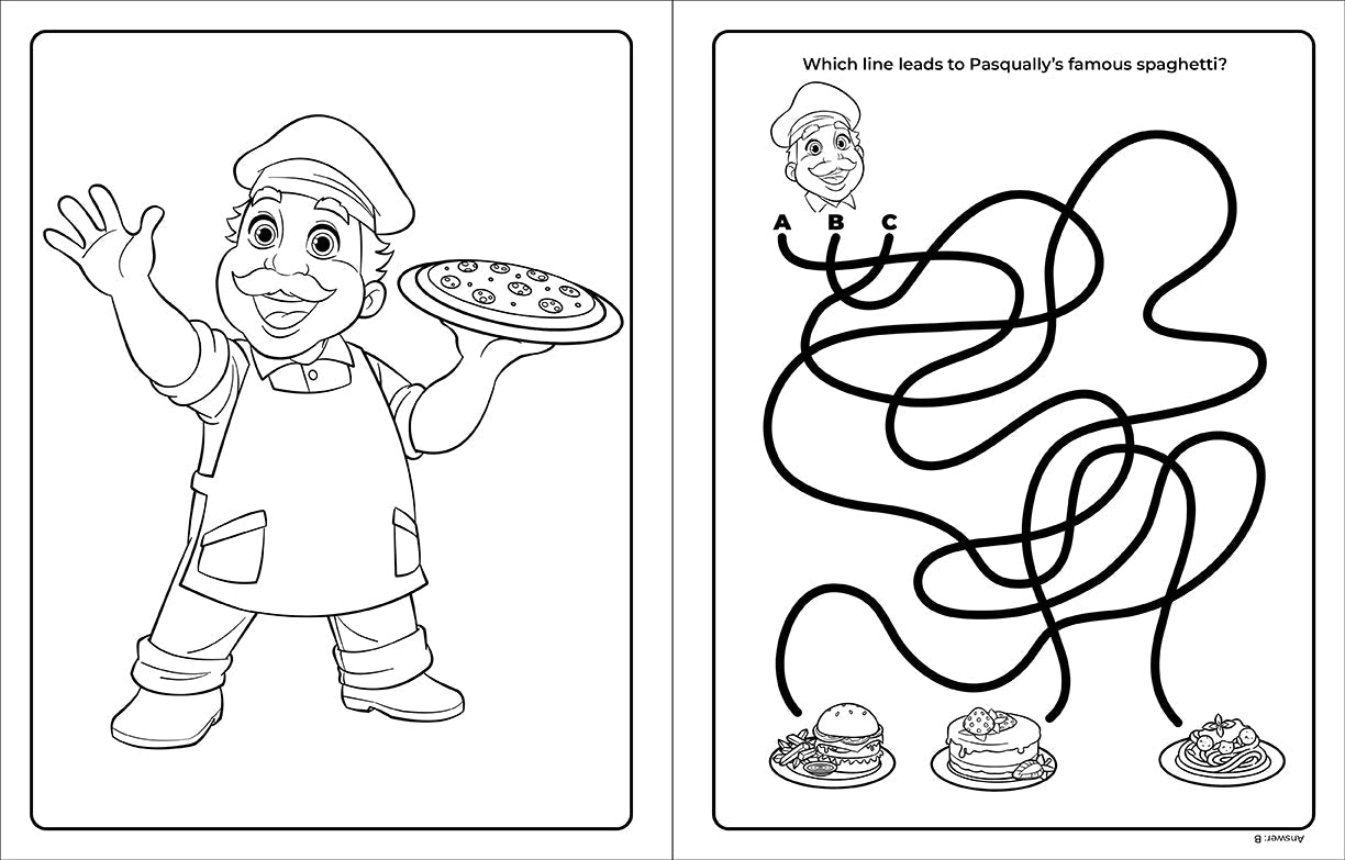 Chuck E. Cheese & Friends Coloring & Activity Book Softcover Book