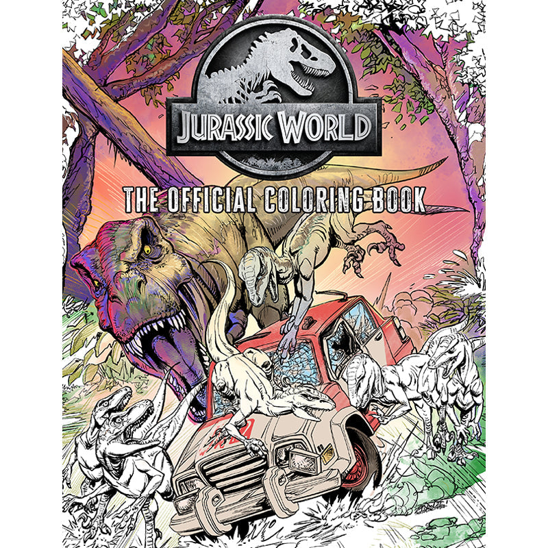 Jurassic World: The Official Coloring Book Softcover Book