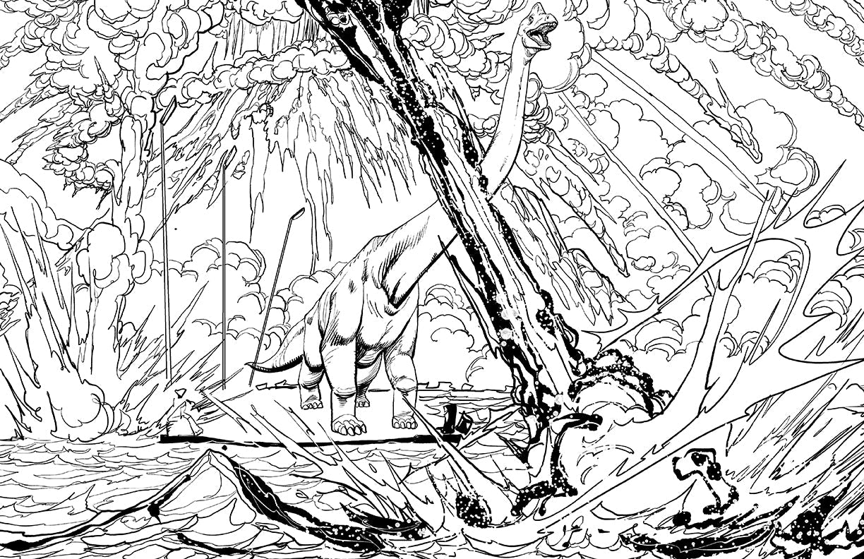 Jurassic World: The Official Coloring Book Softcover Book