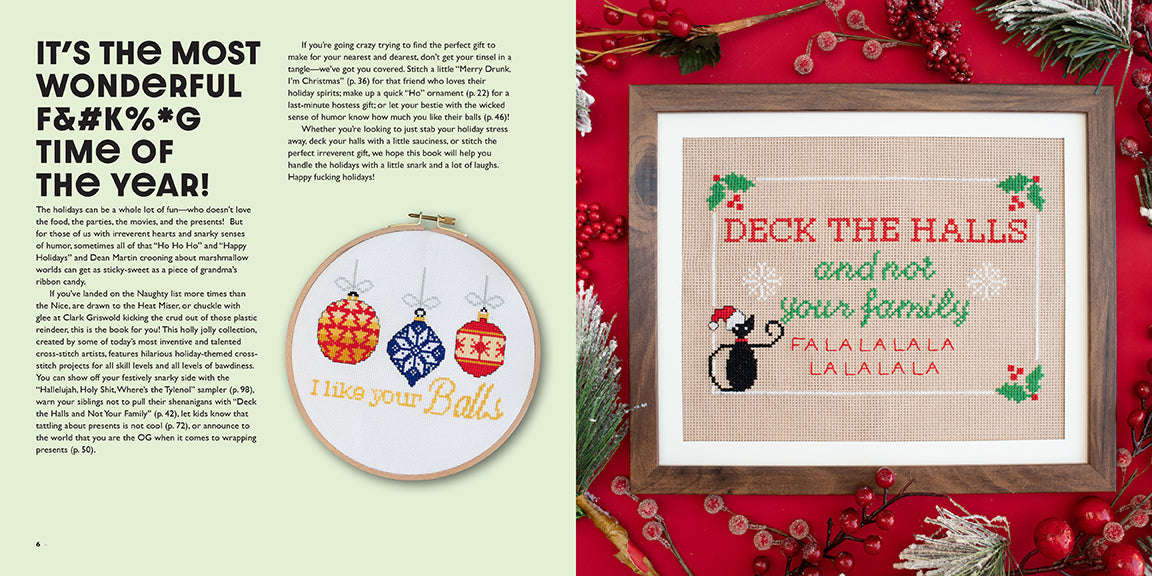 Festive As F*ck Hardcover Book