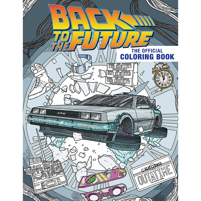 Back to the Future: The Official Coloring Book Softcover Book