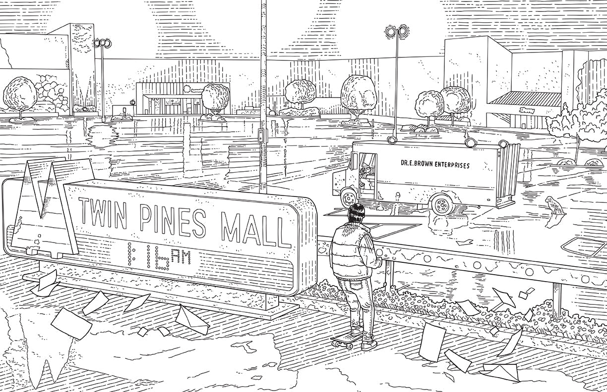 Back to the Future: The Official Coloring Book Softcover Book