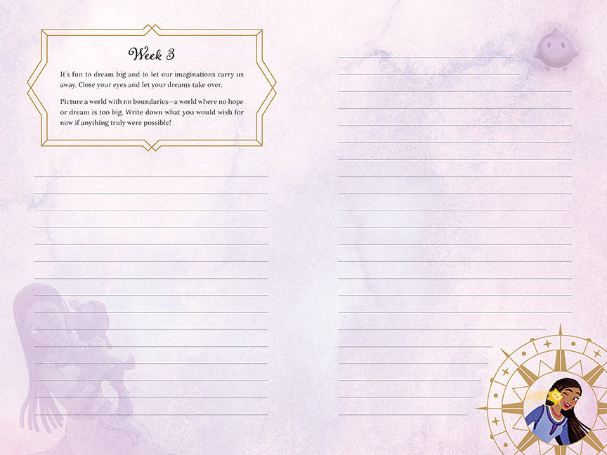 Disney Wish: A Guided Wishing Journal Hardcover Book