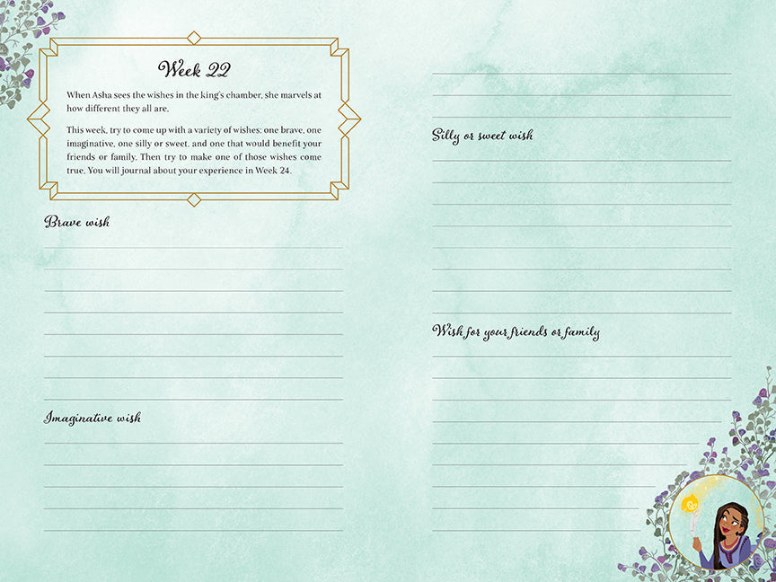 Disney Wish: A Guided Wishing Journal Hardcover Book