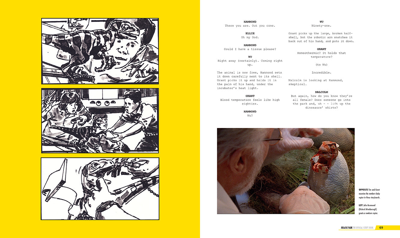 Jurassic Park: The Official Script Hardcover Book