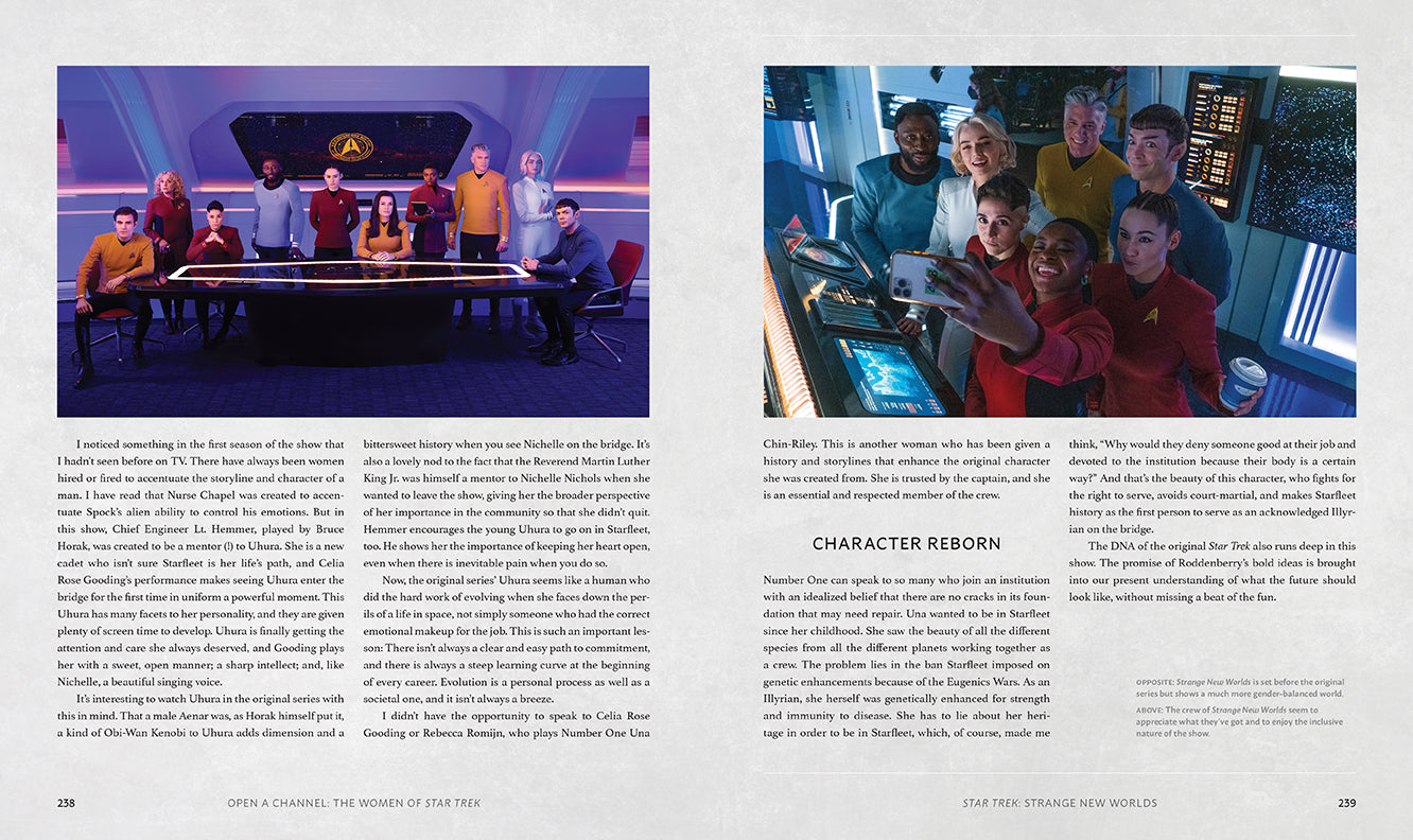 Star Trek: Open a Channel: A Woman's Trek Hardcover Book