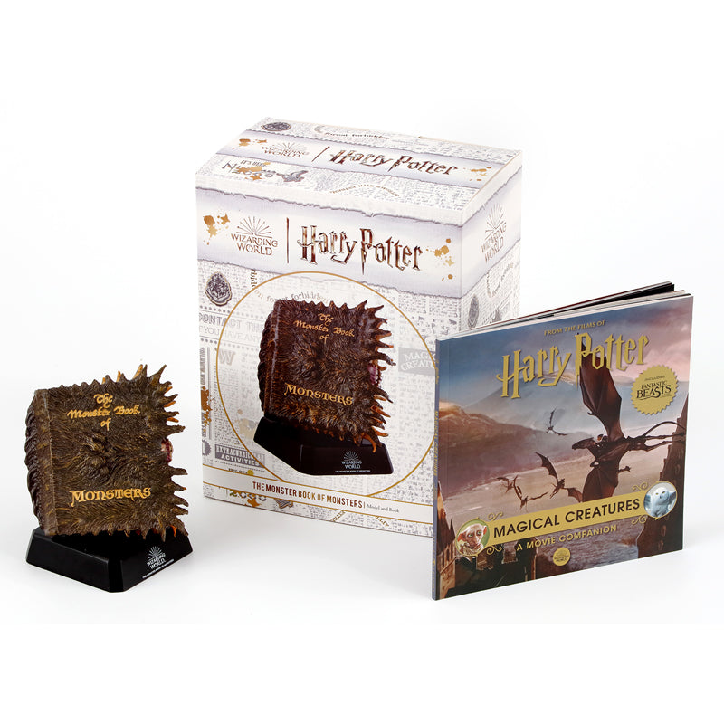 Harry Potter: The Monster Book of Monsters Model and Book Hardcover Book