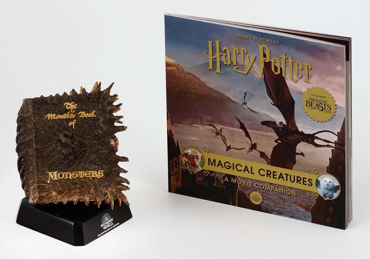 Harry Potter: The Monster Book of Monsters Model and Hardcover Book