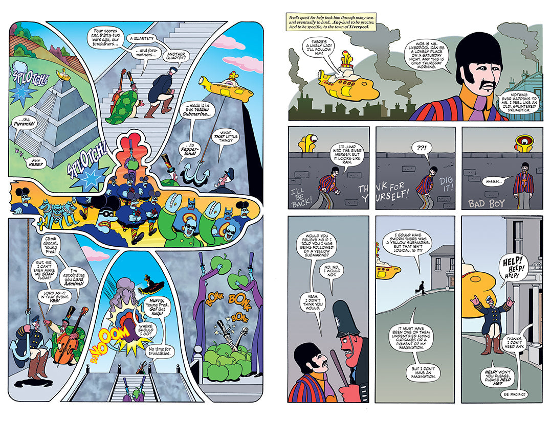 The Beatles Yellow Submarine Hardcover Book