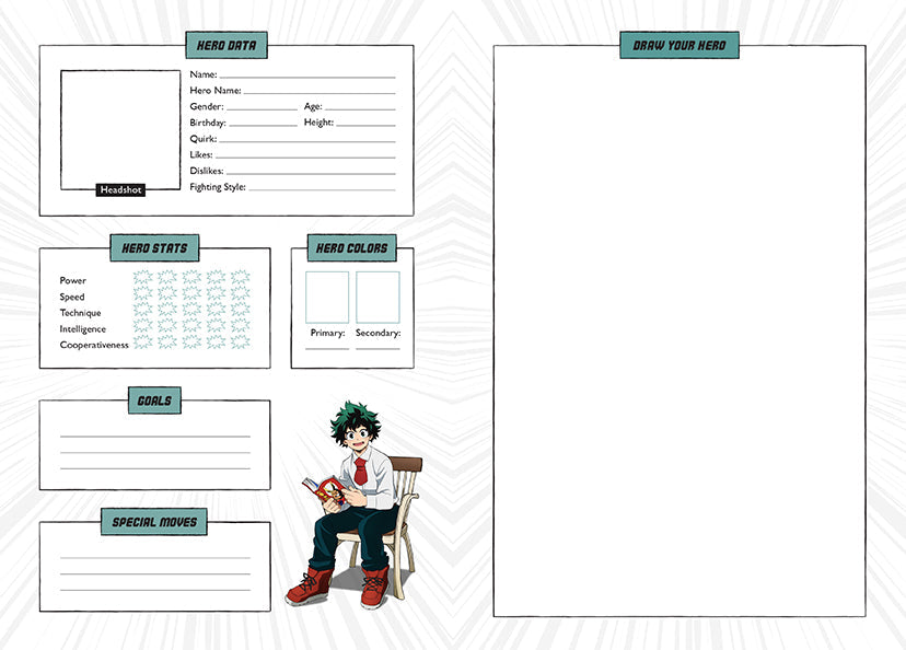My Hero Academia: Heroes Journal Hardcover Book
