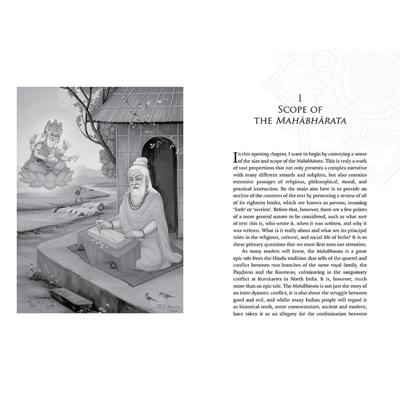 Light on the Mahabharata Hardcover Book