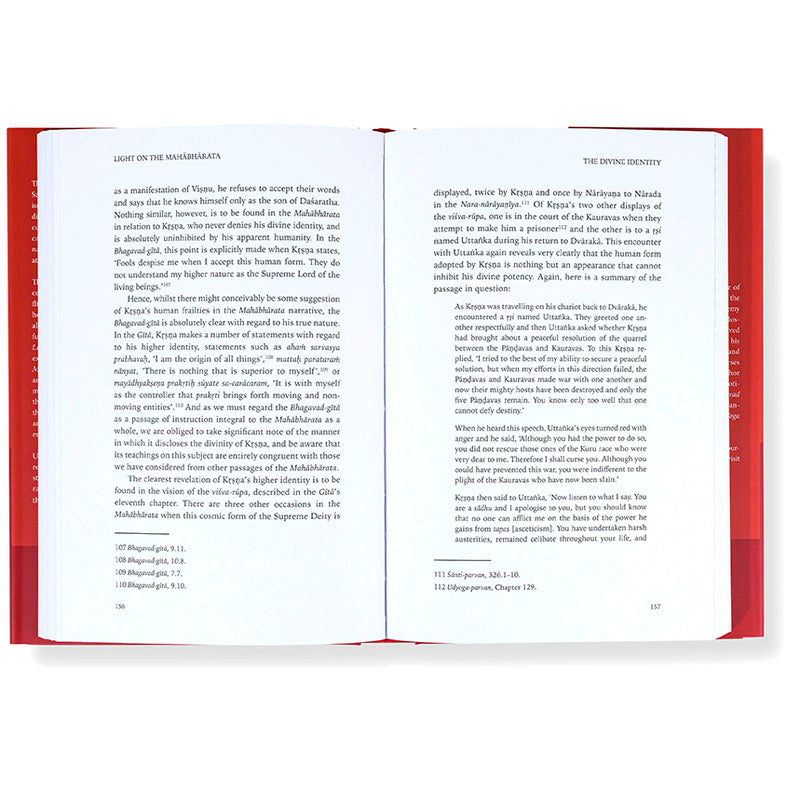 Light on the Mahabharata Hardcover Book
