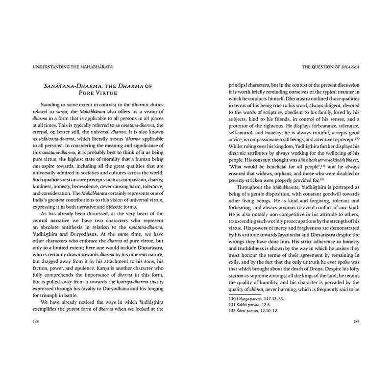 Light on the Mahabharata Hardcover Book