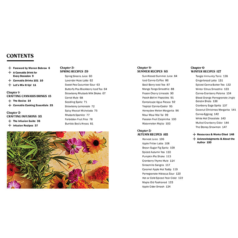 High Times: Cannabis Cocktails Hardcover Book
