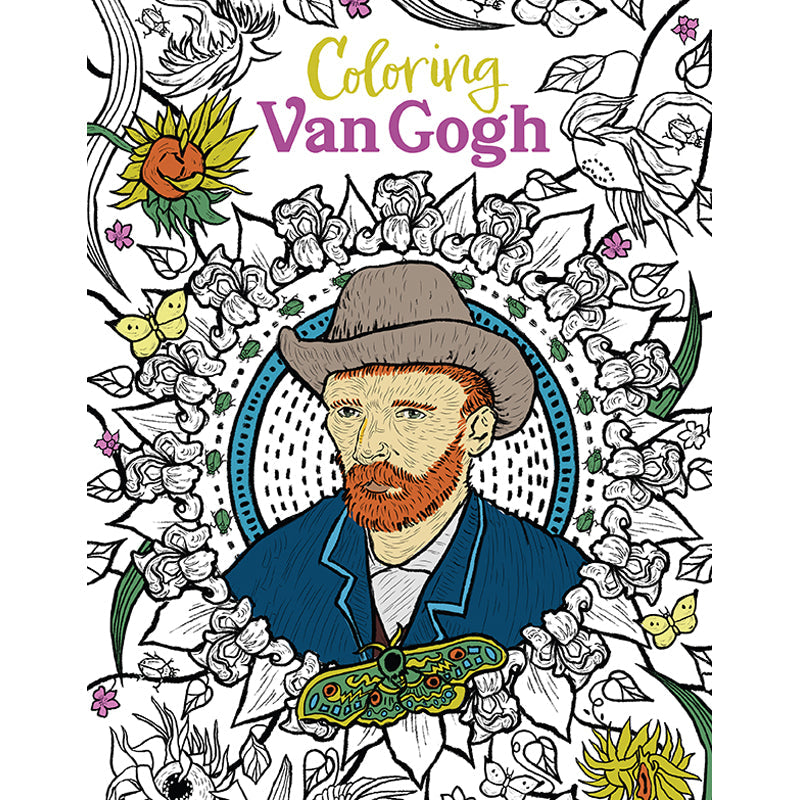 Coloring Van Gogh Softcover Book