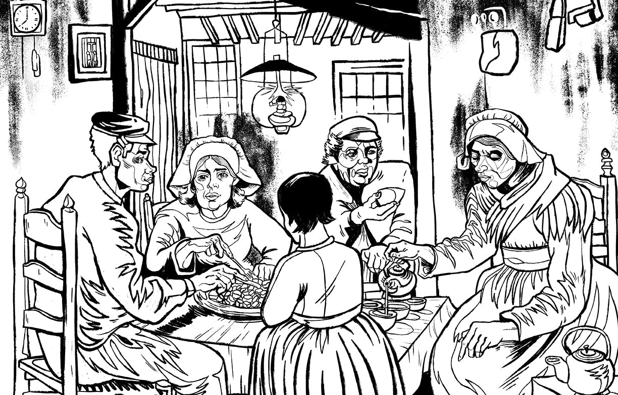 Coloring Van Gogh Softcover Book