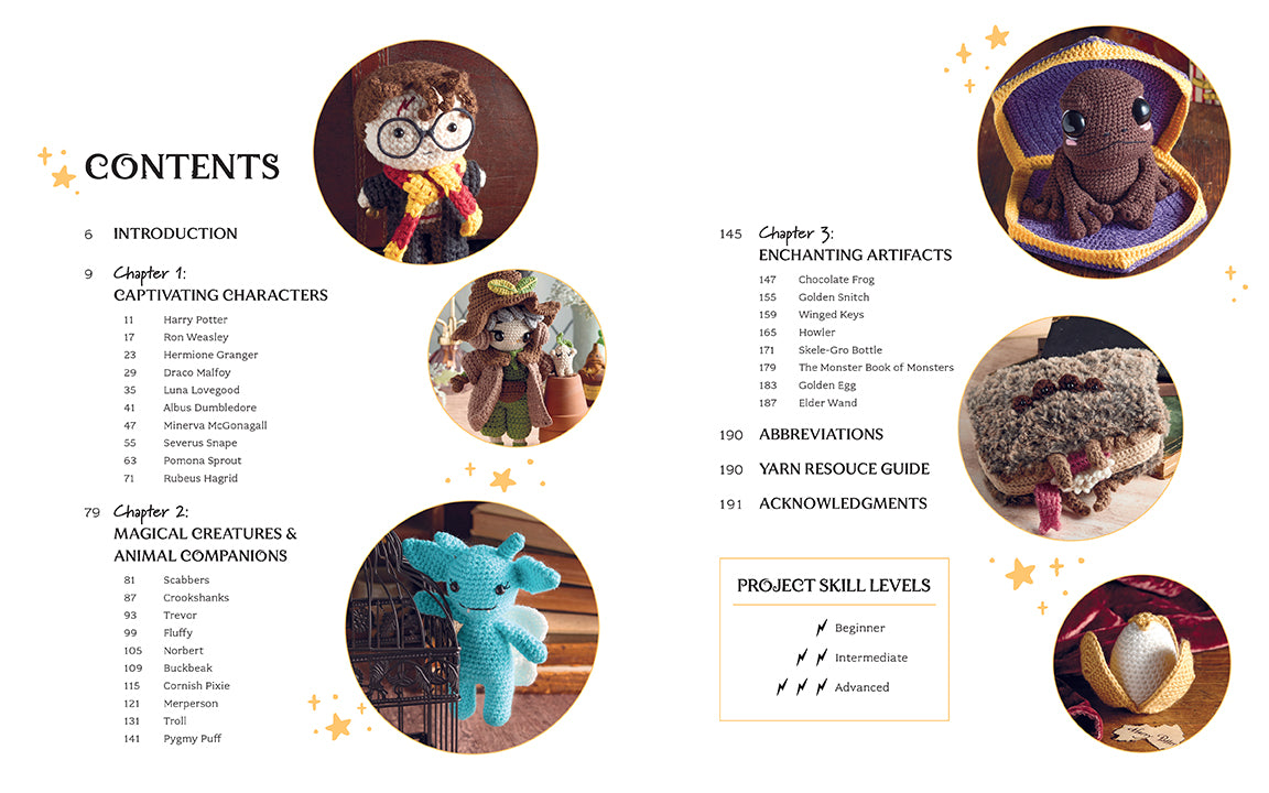 Harry Potter: The Official Book of Crochet Amigurumi Hardcover Book