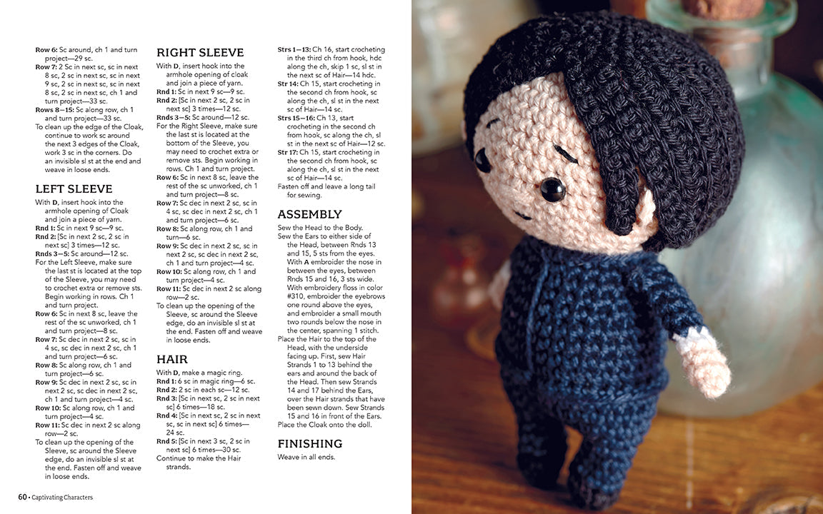 Harry Potter: The Official Book of Crochet Amigurumi Hardcover Book