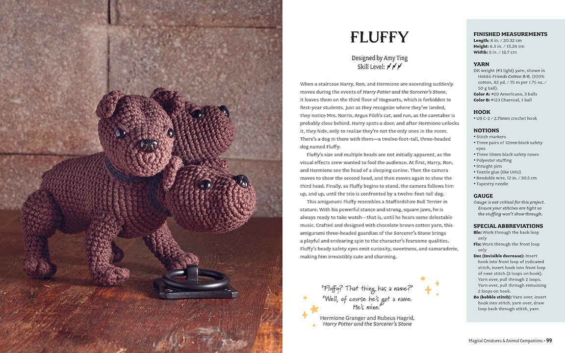 Harry Potter: The Official Book of Crochet Amigurumi Hardcover Book