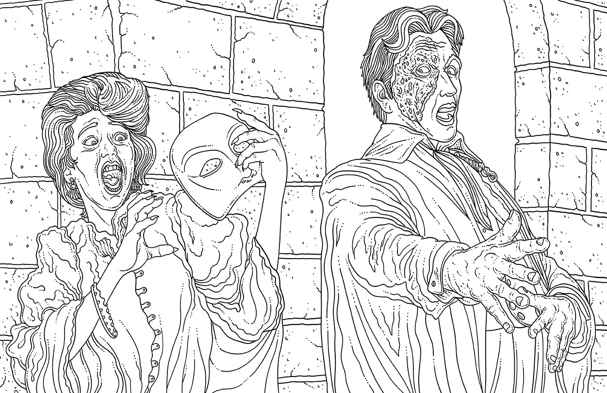 Universal Monsters: The Official Coloring Book Softcover Book