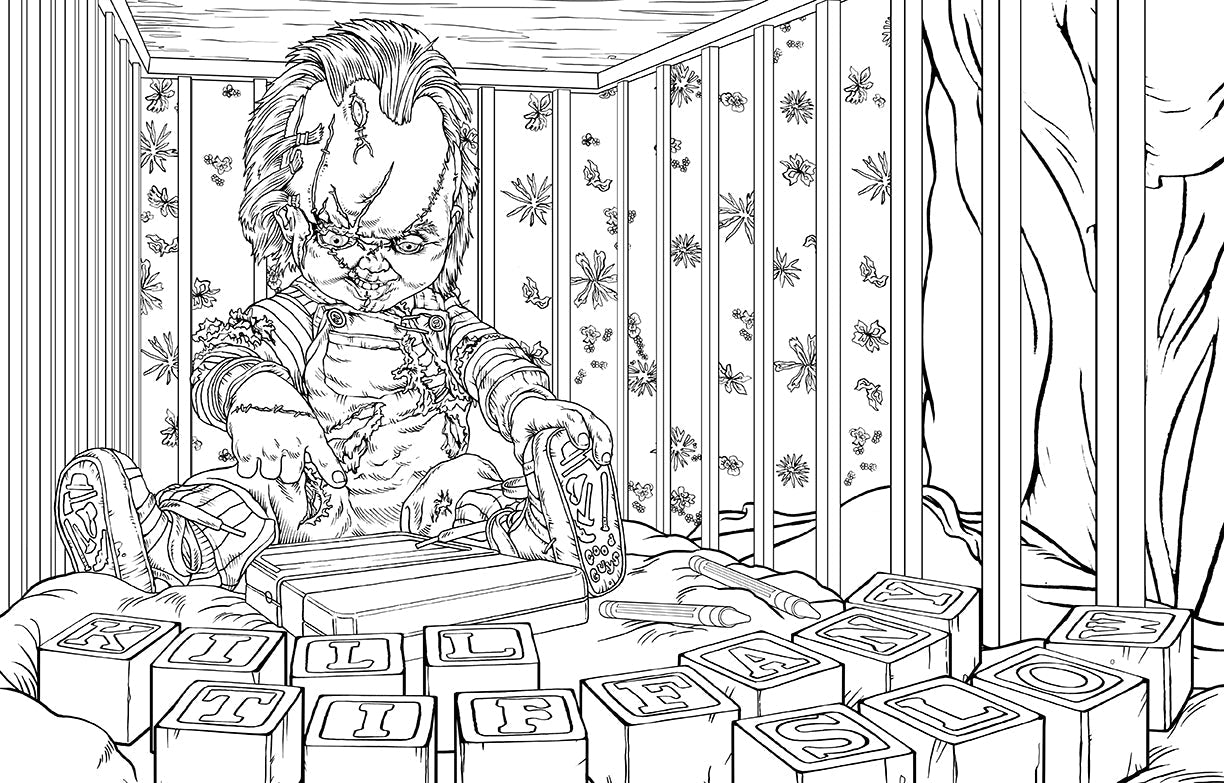Chucky: The Official Coloring Book Softcover Book