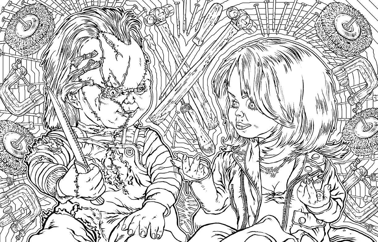 Chucky: The Official Coloring Book Softcover Book