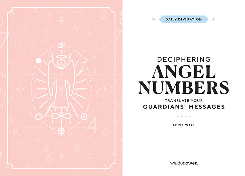 Deciphering Angel Numbers Hardcover Book
