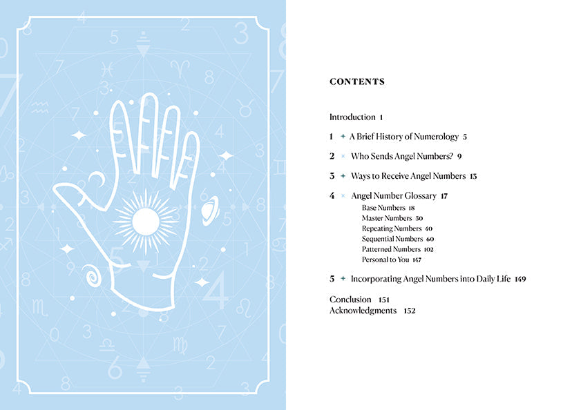 Deciphering Angel Numbers Hardcover Book