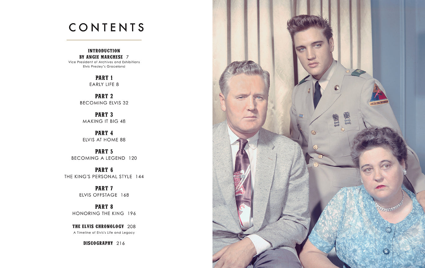 Elvis Presley Treasures Hardcover Book