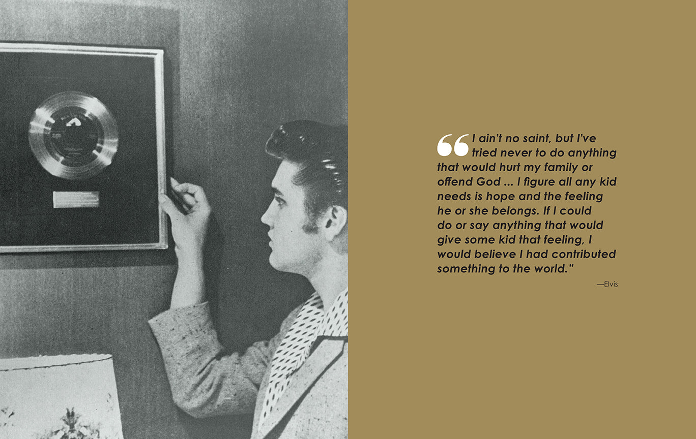 Elvis Presley Treasures Hardcover Book