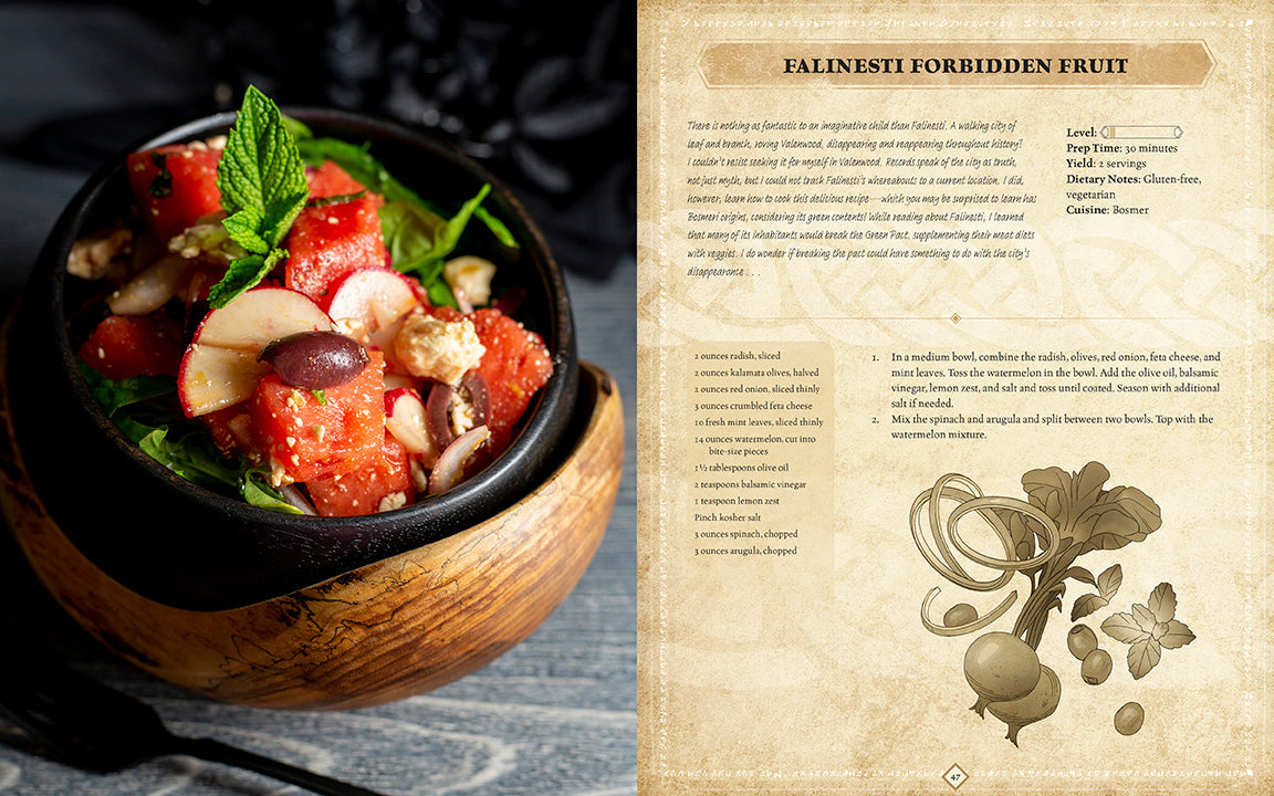 The Elder Scrolls: The Official Cookbook Vol. 2 Hardcover Book