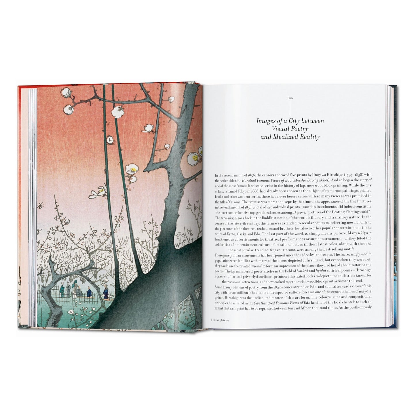 Hiroshige. One Hundred Famous Views of Edo. 45th Ed. (German, French, English) Book