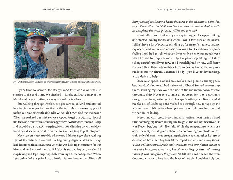 Hiking Your Feelings Softcover Book