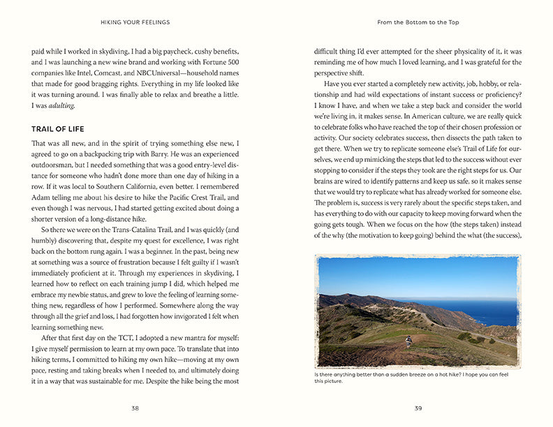 Hiking Your Feelings Softcover Book