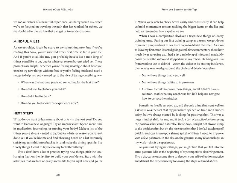 Hiking Your Feelings Softcover Book