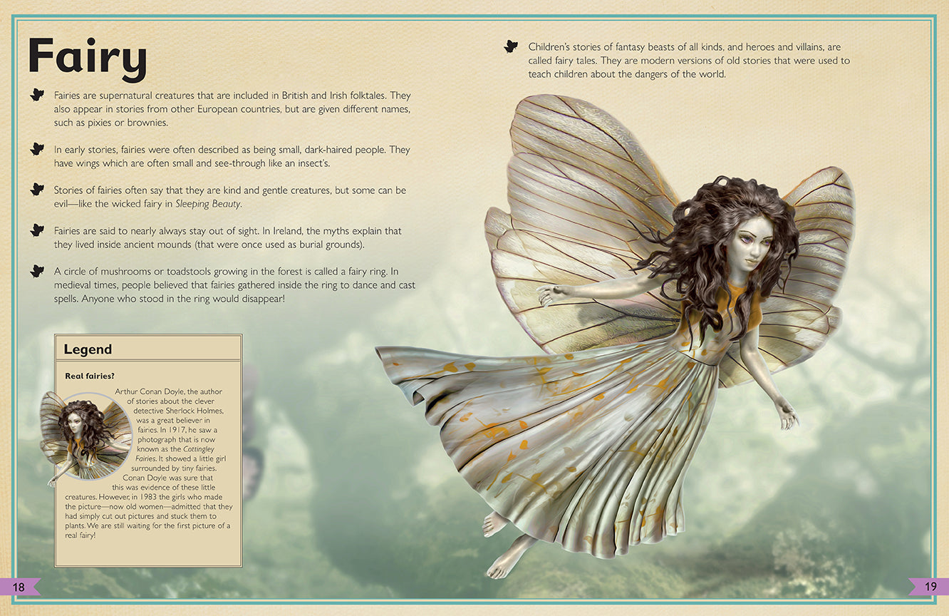 The Magnificent Book of Fantasy Creatures Hardcover Book