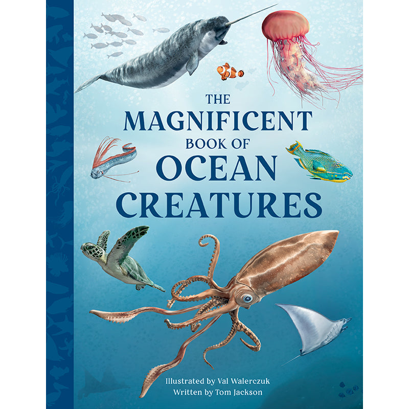 The Magnificent Book of Ocean Creatures Hardcover Book
