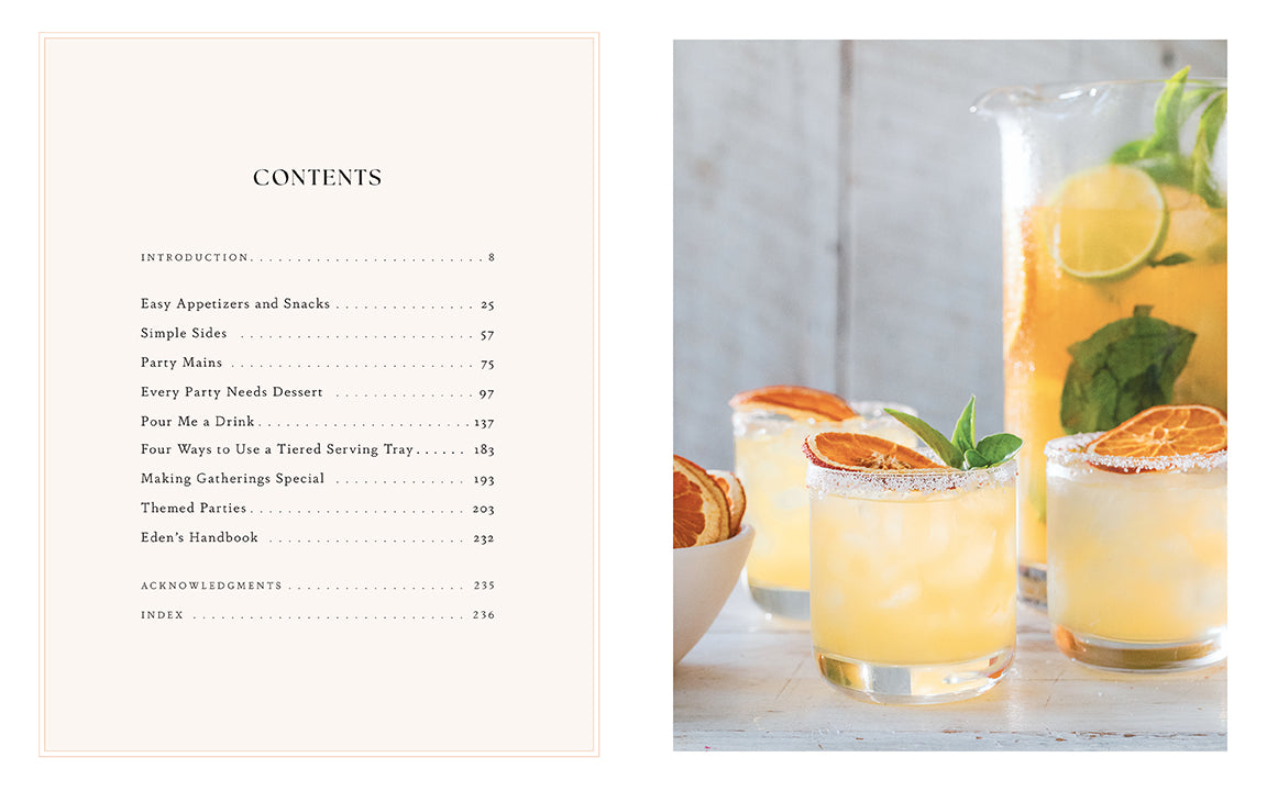 Entertaining with Charm Hardcover Book
