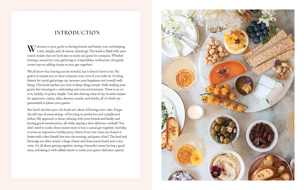 Entertaining with Charm Hardcover Book
