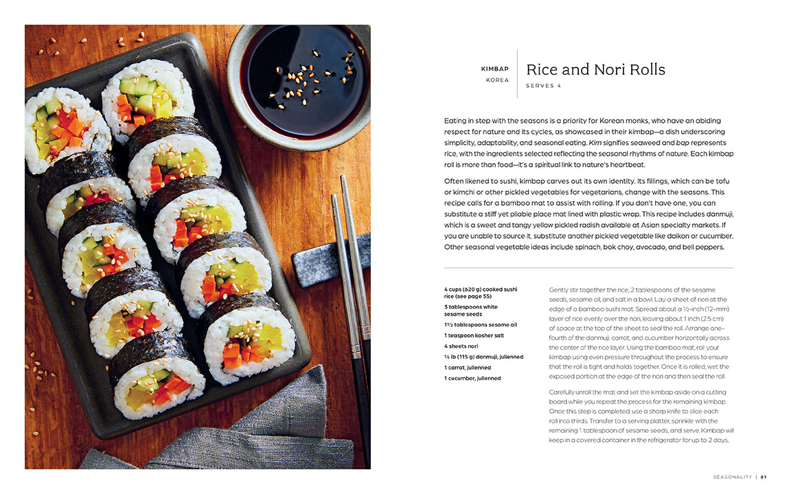 Eat Like a Monk Hardcover Book