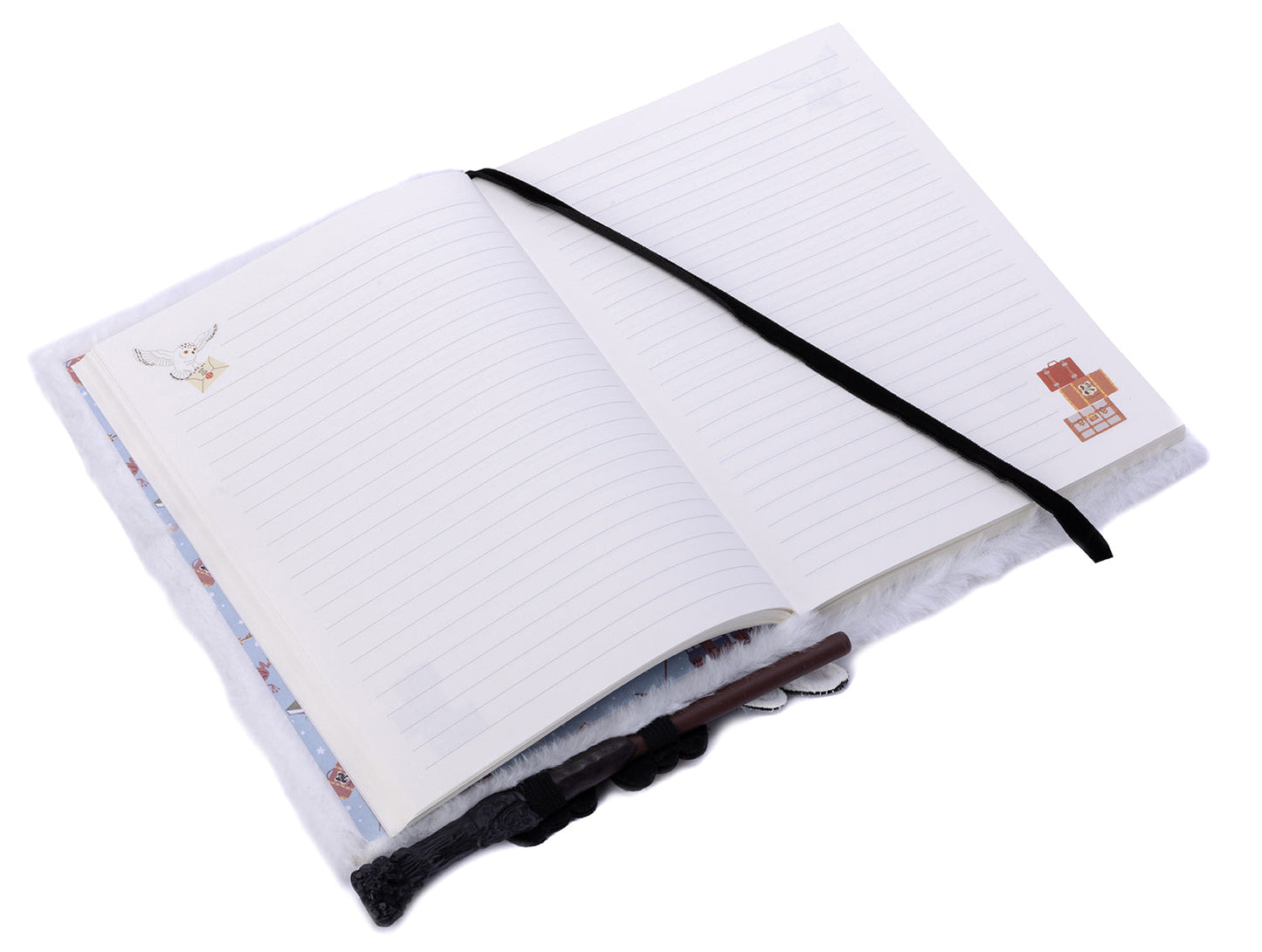 Harry Potter: Hedwig Plush Journal Hardcover Book
