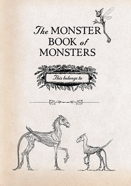 Harry Potter: Monster Book of Monsters Plush Journal Hardcover Book