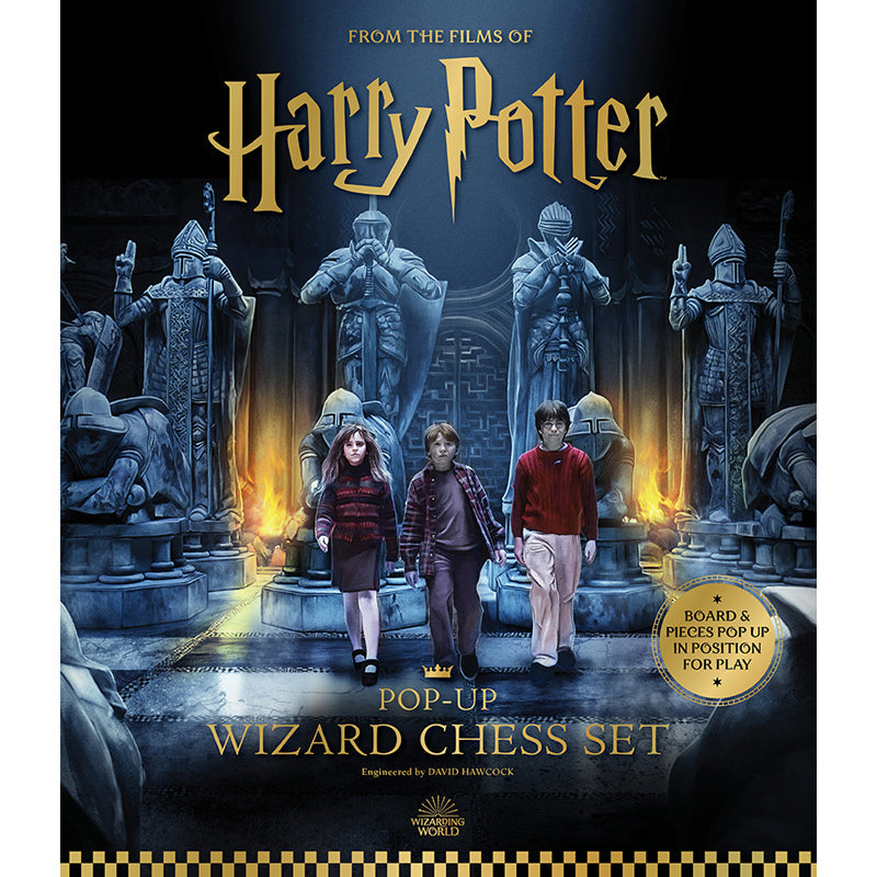 Harry Potter: The Pop-Up Wizard Chess Set Hardcover Book