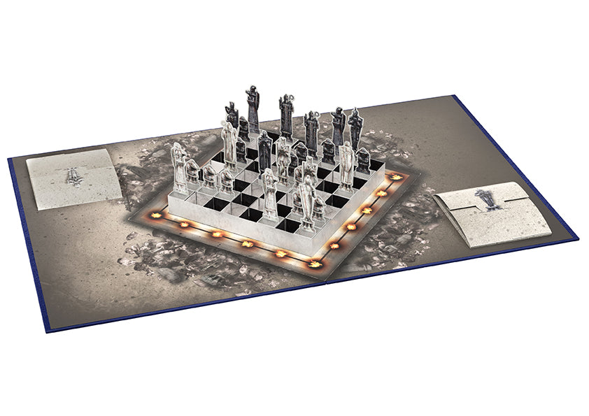 Harry Potter: The Pop-Up Wizard Chess Set Hardcover Book