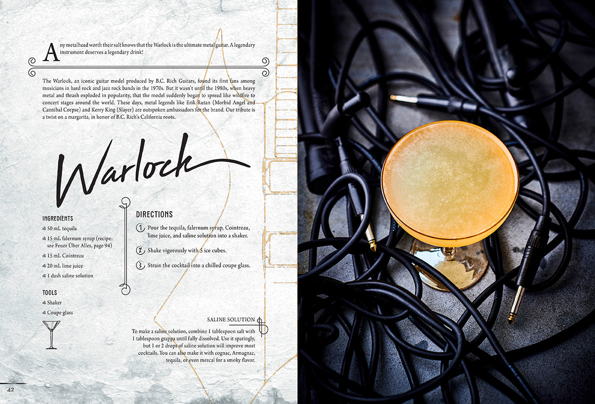 Metal Cocktails Hardcover Book