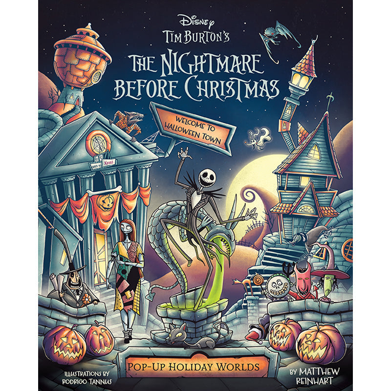 Disney Tim Burton's The Nightmare Before Christmas: Pop-Up Holiday Worlds Hardcover Book