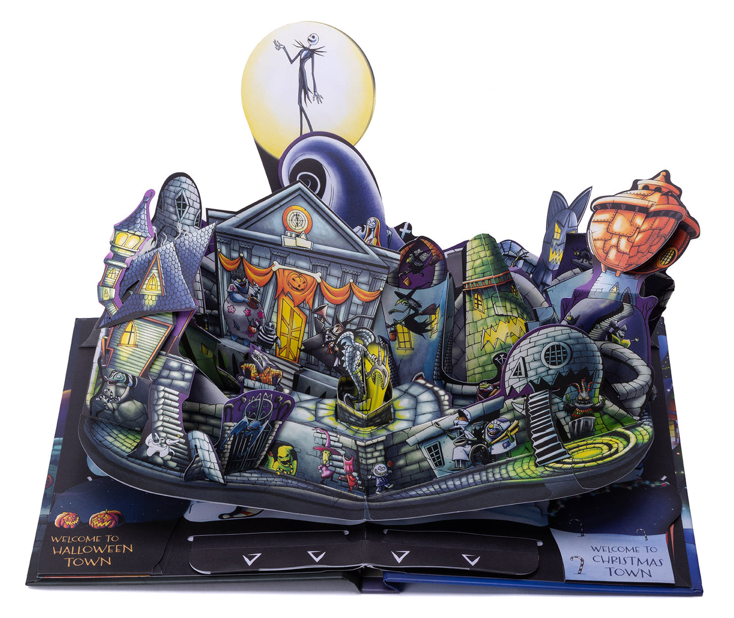 Disney Tim Burton's The Nightmare Before Christmas: Pop-Up Holiday Worlds Hardcover Book