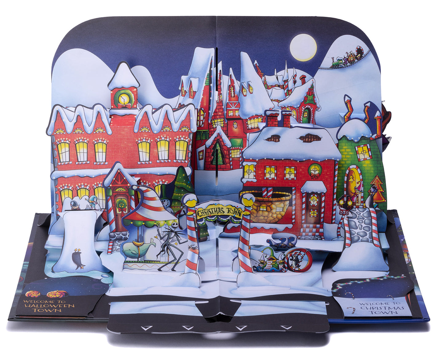 Disney Tim Burton's The Nightmare Before Christmas: Pop-Up Holiday Worlds Hardcover Book