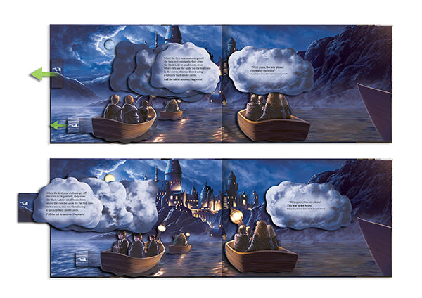 Harry Potter's Journey to Hogwarts Hardcover Book