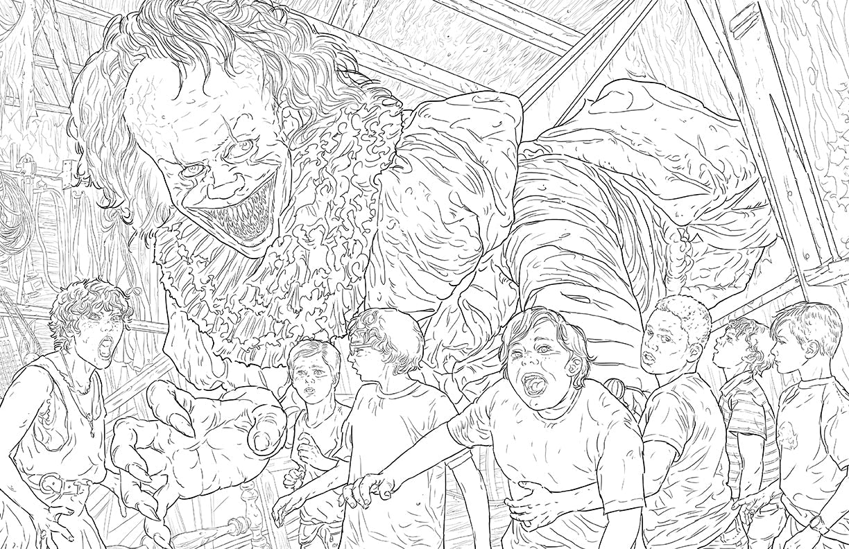 IT: The Official Coloring Book Softcover Book